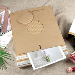 Kraft Paper Envelop Embossed Paper Bag Bubble Wrap Ziplock Bag Green Courier Bags E-Commerce Clothing Packaging Bag