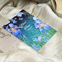 Paper is so interesting) 2024 original design garden series acrylic wedding invitations wedding advanced customization niche