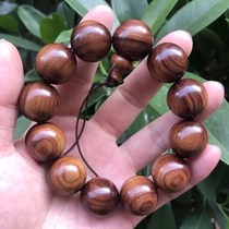 Desert iron pear wood iron wood Buddha bead hand string black pear yellow rosewood bracelet men and women style play rosary beads sinking water