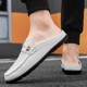 ເກີບຜູ້ຊາຍ Doudou 2024 New Spring and Summer Lazy One-Step British Style Casual Shoes Men's Business Versatile Trendy Shoes