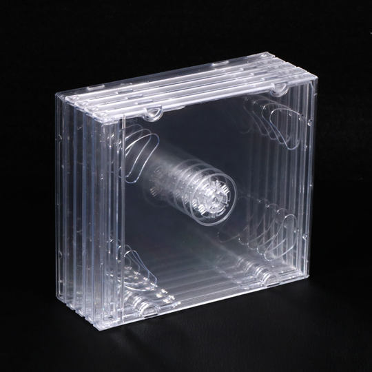 Thickened Cd Disc Case Album Box Cd Box Transparent Crystal Dvd Disc Packaging Shell Storage Box Single Disc Double Disc Standard 12cm Hard Plastic Acrylic Material Can Insert Color Pages