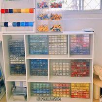 Collection bead box diy material loose beads handmade bead box acrylic classification multi-grid box drawer transparent