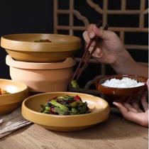 钵干烧常德钵钵菜湘菜馆饭店土钵土菜馆特色餐具粗陶餐具土碗商用