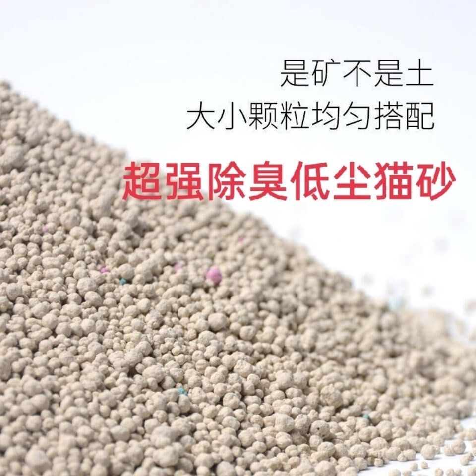 Pinnate 10 kg of bentonite cat litter without irritation and odourless 20 catty cat sand 40 catty 10 catty