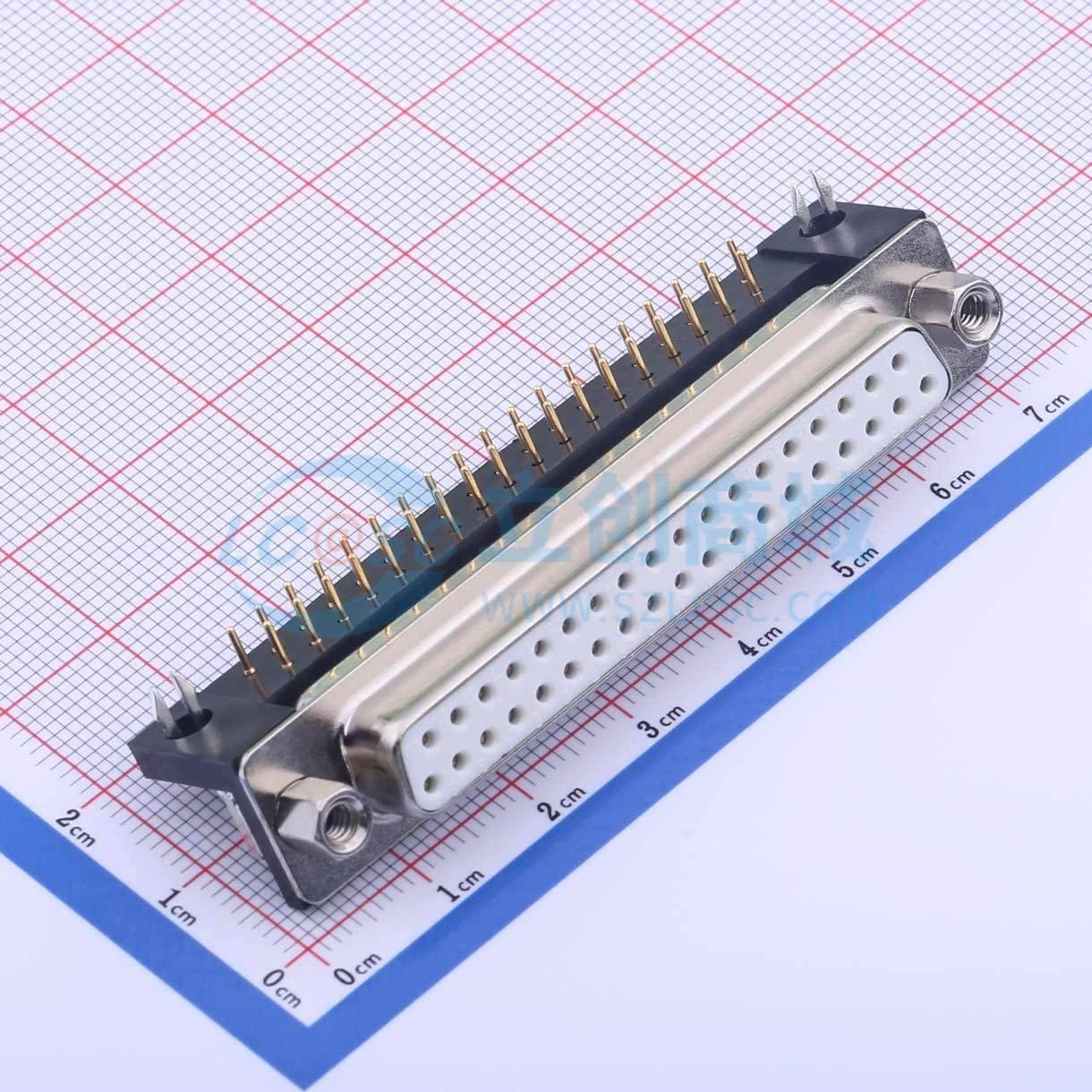 D-Sub/VGA连接器 FDM3701-F0DB101W1KC 弯插 母 37P 电子元器件