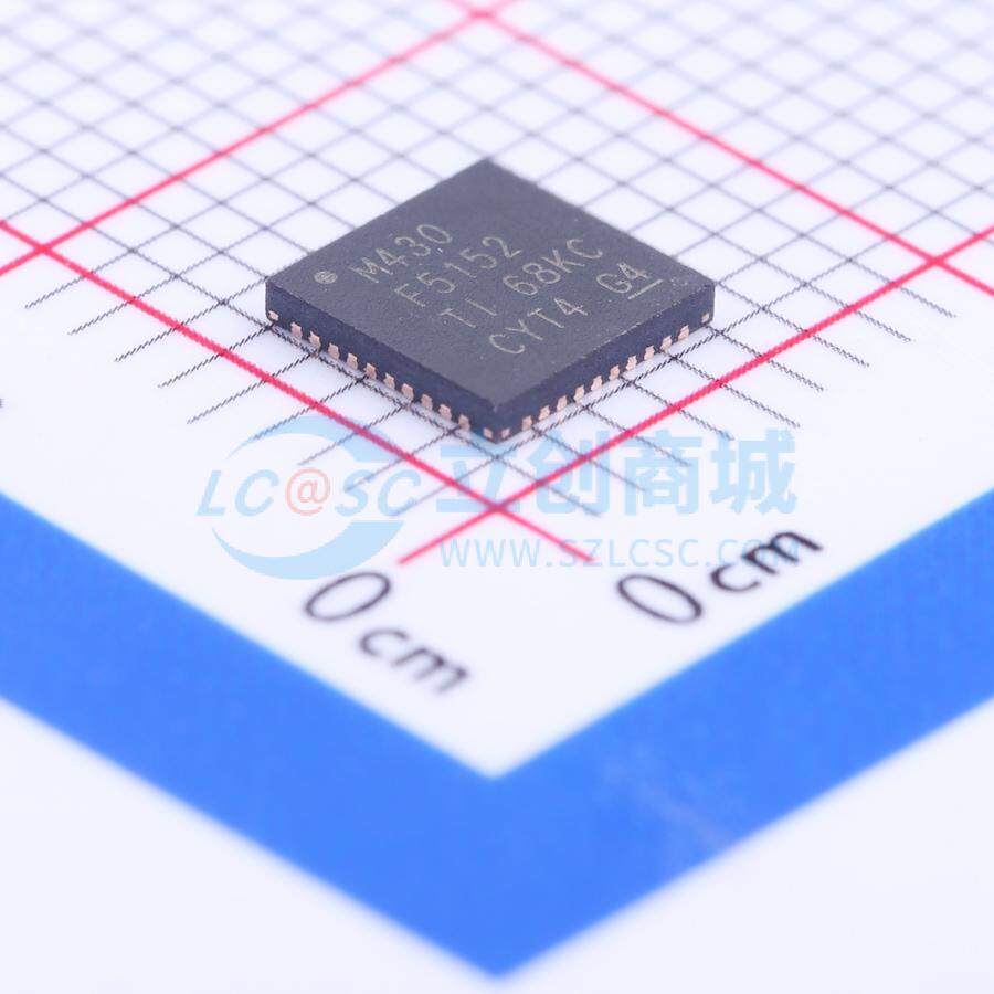 单片机(MCU/MPU/SOC) MSP430F5152IRSBR WQFN-40-EP(5x5) 原装