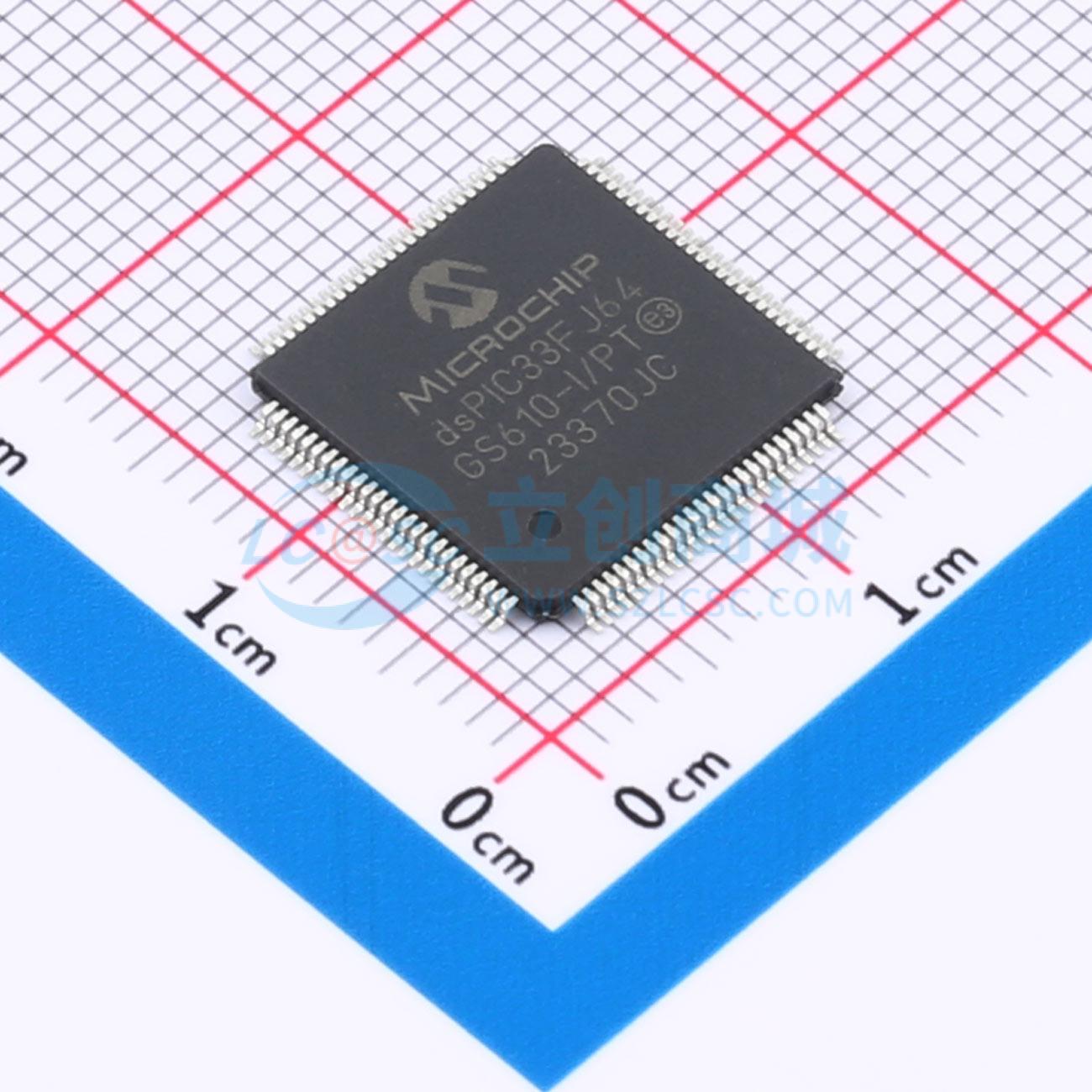 数字信号处理器(DSP/DSC) dsPIC33FJ64GS610-I/PT TQFP-100(12x12