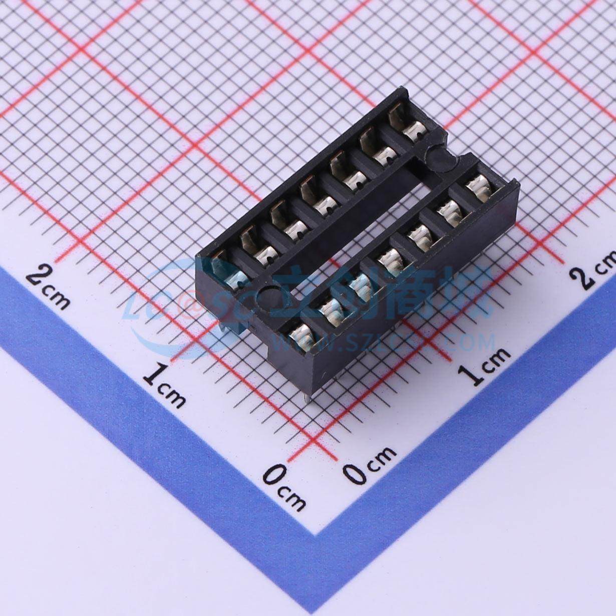 IC/晶体管插座 1-2199298-3 DIP-14 原装正品 电子元器件配单
