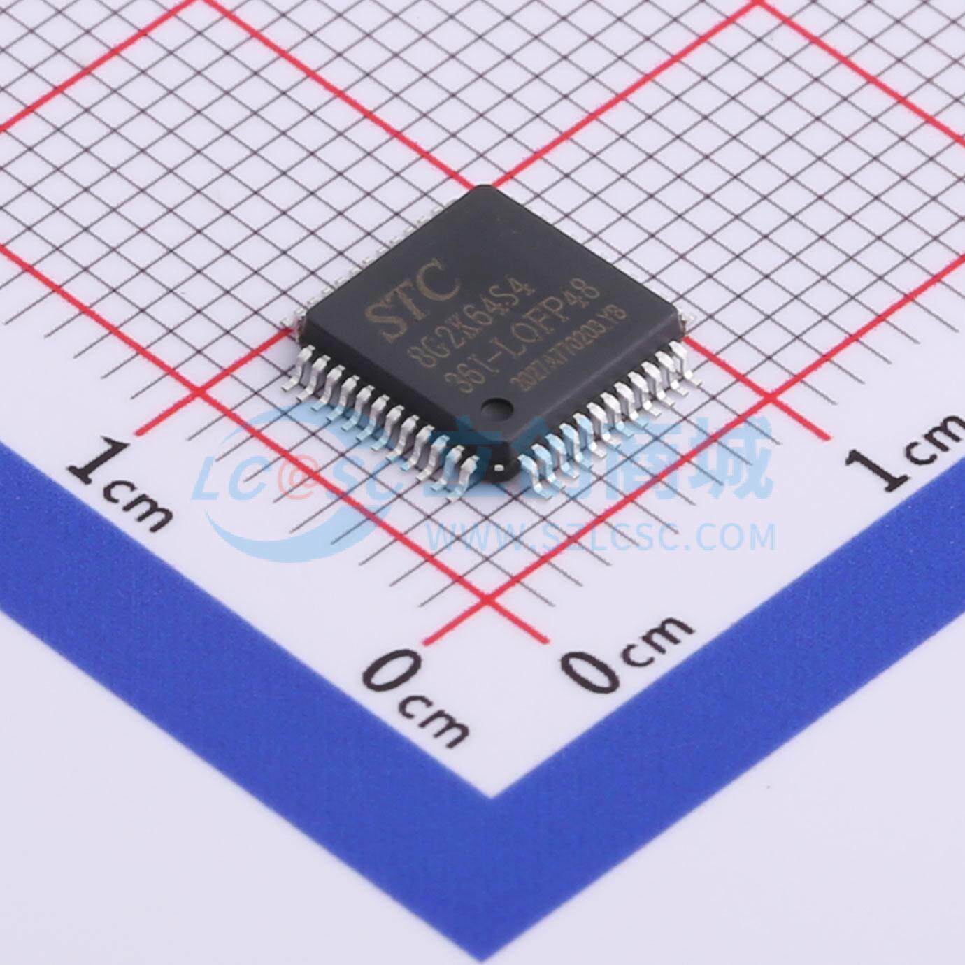 单片机(MCU/MPU/SOC) STC8G2K64S4-36I-LQFP48 LQFP-48(7x7) 原装