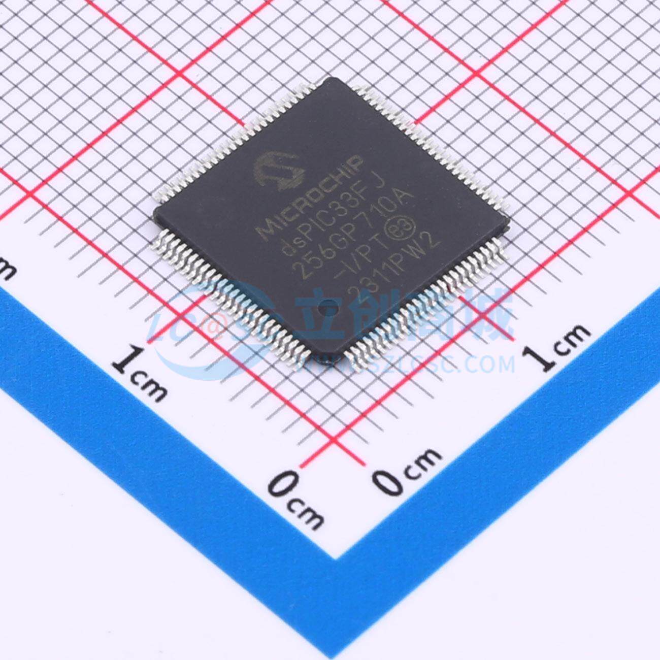 数字信号处理器(DSP/DSC) dsPIC33FJ256GP710A-I/PT TQFP-100(12x