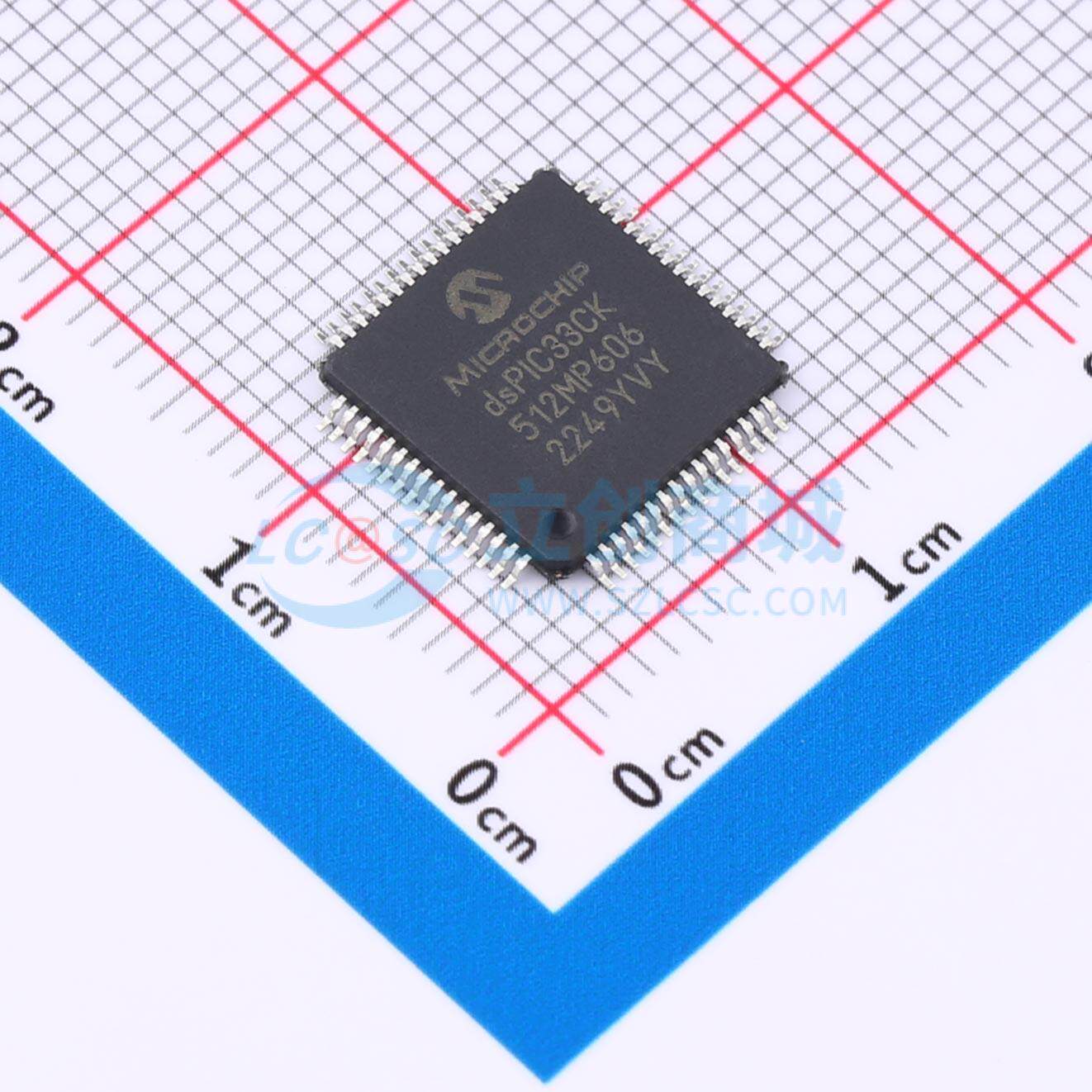 数字信号处理器(DSP/DSC) DSPIC33CK512MP606-I/PT TQFP-64(10x10
