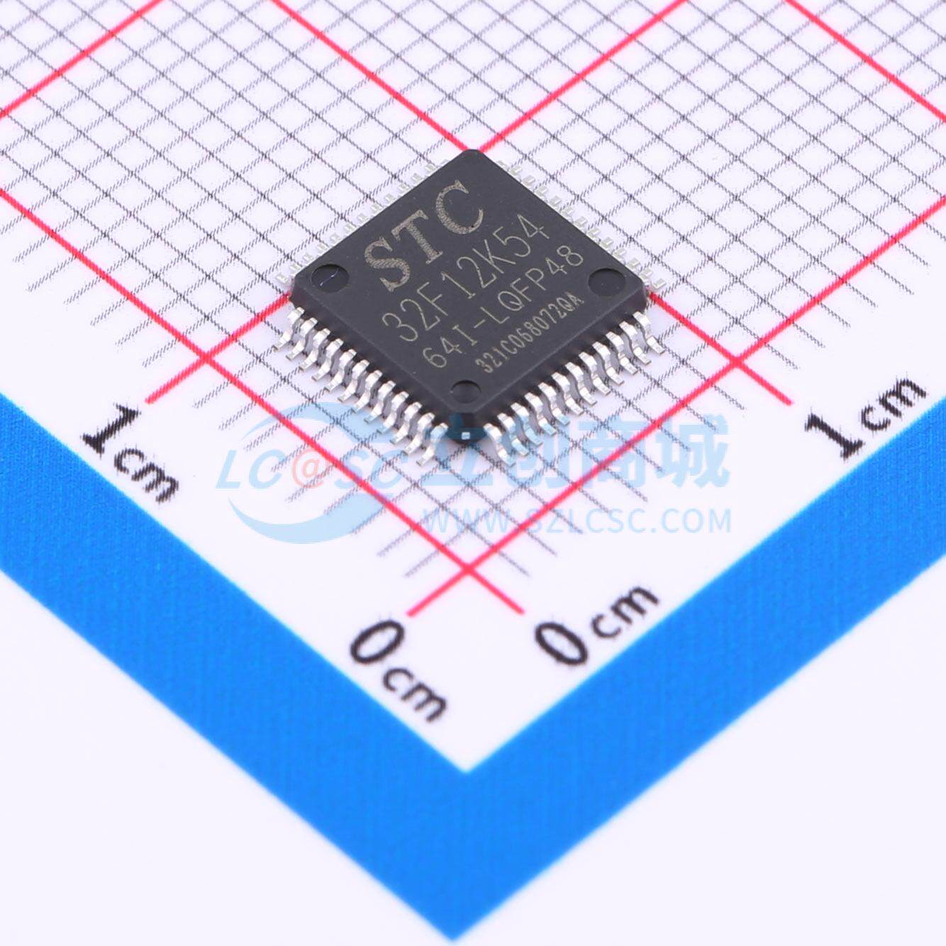 单片机(MCU/MPU/SOC) STC32F12K54-64I-LQFP48 LQFP-48(7x7) 原装