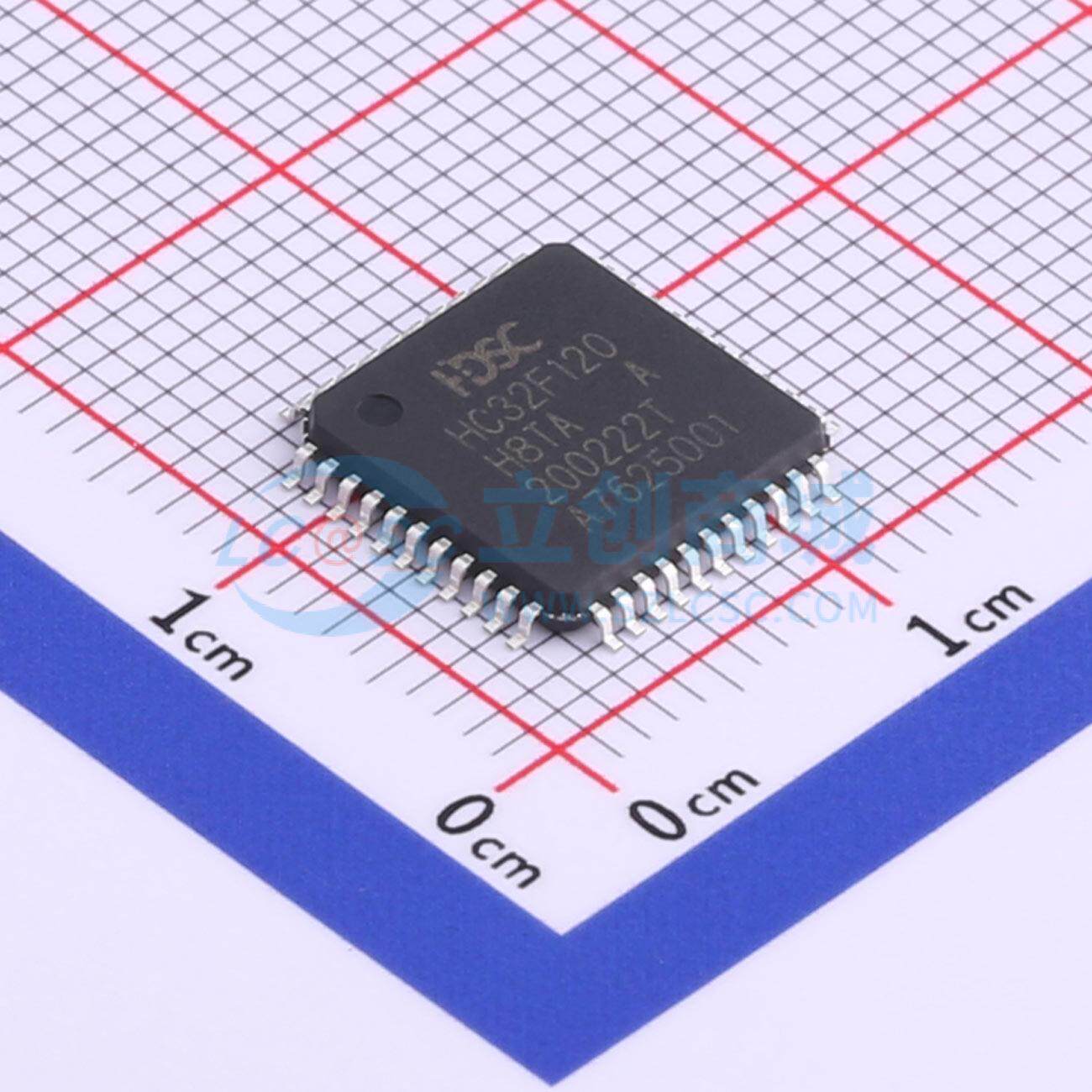 单片机(MCU/MPU/SOC) HC32F120H8TA-LQ44 LQFP-44(10x10) 原装