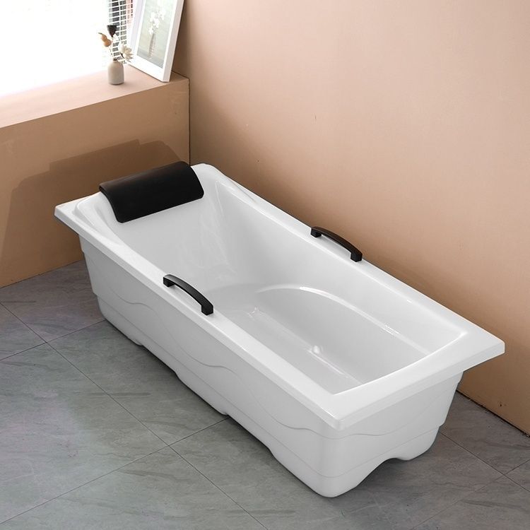 German Imported Acrylic Freestanding Bathtub for Elderly Adults, Hotel Thickened and Widened Bathtub, No Installation Required, Colorful Large Size