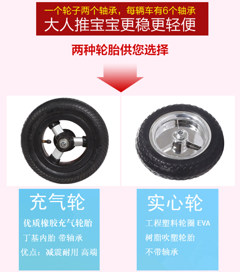 Xe ba bánh trẻ em, xe trẻ em, xe đạp trẻ em, 1-3-5 tuổi, xe đạp, xe đẩy trẻ em - Con lăn trượt patinet / trẻ em giày trượt patin