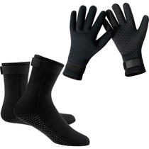 Waterproof rubber diving socks male and female non-slip anti-cold winter swimming warm beach socks shoes diving gloves suit foot sleeves