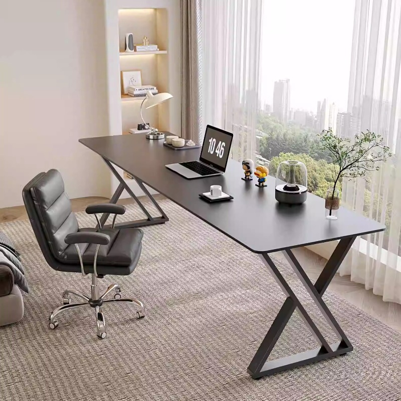 Slate Pure Black Desk Computer Desk Workbench Rectangular Office Desk Modern Simple Bedroom Home Study Desk Slate Pure Black Desk Computer Desk Workbench Rectangular Office Desk Modern Simple Bedroom Home Study Desk
