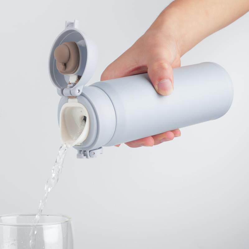 Bounce cover thermos cup female simple portable water cup 304 bottles male student large capacity high value 316 stainless steel