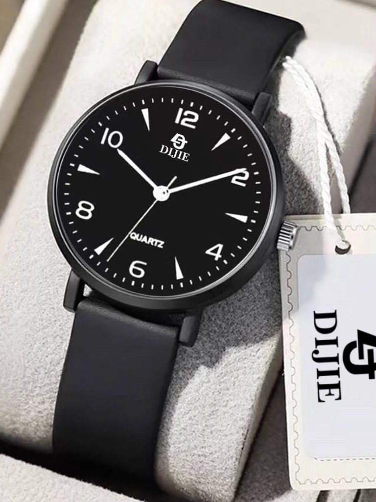 Simple Student Party Watch for Civil Service Exams, Time-Telling, Luminous, Silent, Versatile Wristwatch, Niche Quartz Watch