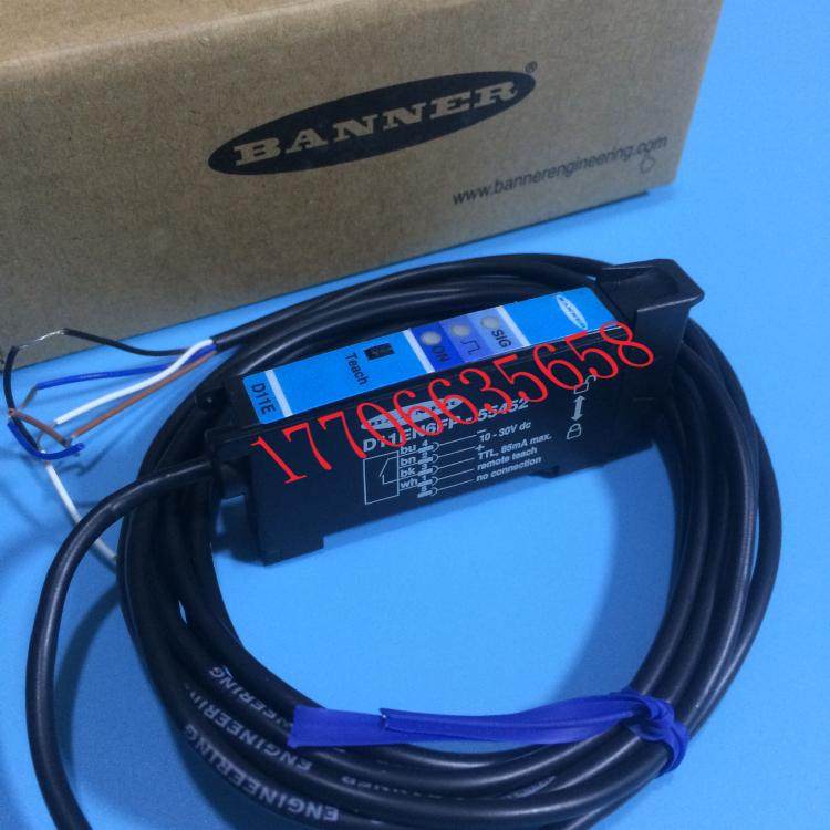 BANNER Bonner fiber amplifier D11EN6FP-55452 spot