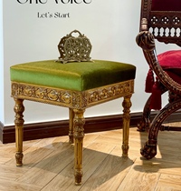 Red Brick House Onevoice Retro Sculpture made of old short stool Dresden Dresden dining stool Changing Stool Custom style