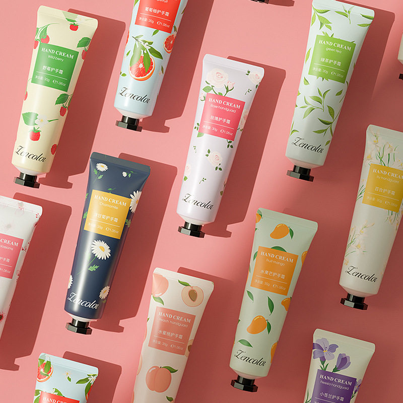 10 Hand Cream Moisturizing Hand Cream Chapped Moisturizing Fruit Floral Chamomile Ladies Small Portable Carry-on Pack