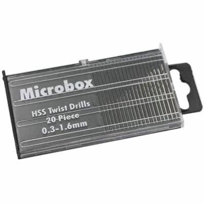 20PC all-grinding high speed net mini twist drill miniature small drill 20 plastic case for twist drill drilling machine