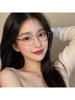 2025 New Polygonal Gold-Rimmed Prescription Glasses, Professional Customizable Prescription Lenses, Ultra-Light Frame for Women, Perfect for a Natural Look, Suitable for Students