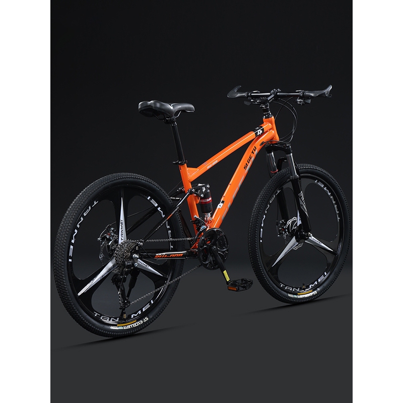 Jie'An Special Carbon Fiber Mountain Bike Soft-Tail Mountain Bike for Men and Women, Adults, Teenagers, and Students