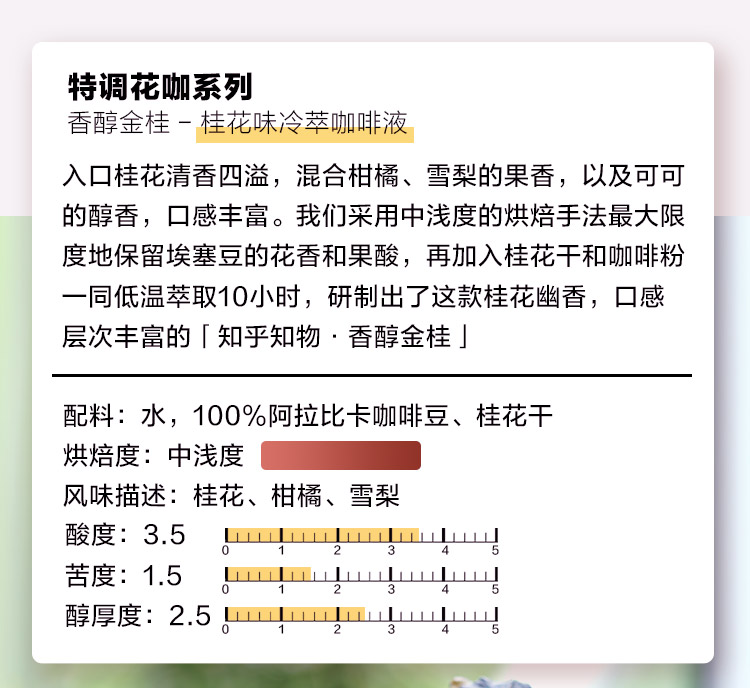 冷萃速溶浓缩咖啡原液5口味*10条