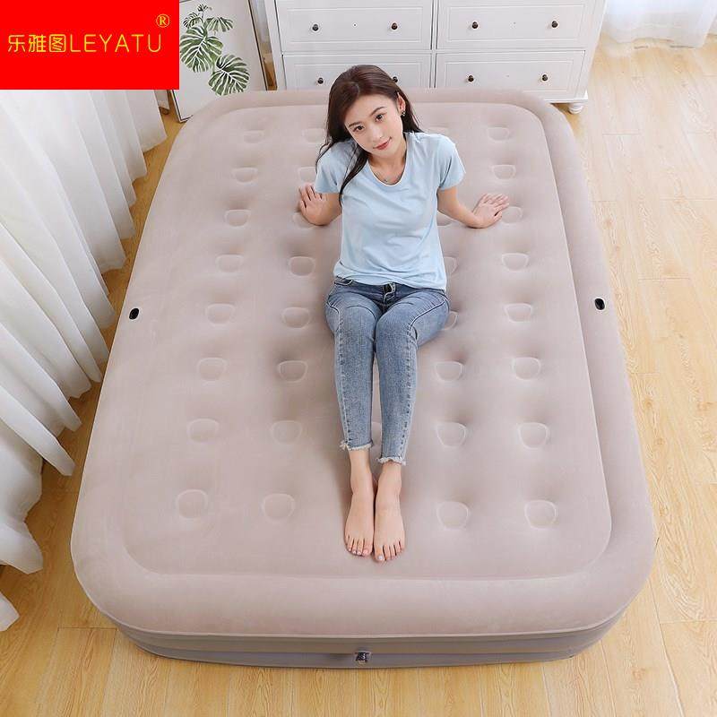 Thickened inflatable mattress double household air mattress bed single air bed floor floor heightened multifunctional folding bed