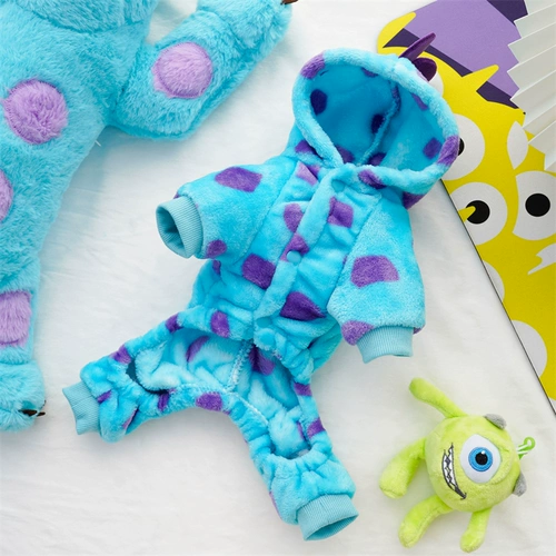 Одежда для домашних животных плюшевая собака кошка осень и зима милая утолщенная четвероногий одежда