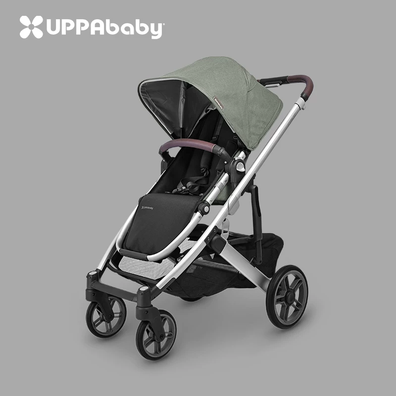 Складная детская коляска с сиденьем для новорожденного, можно сидеть и лежать, амортизатор