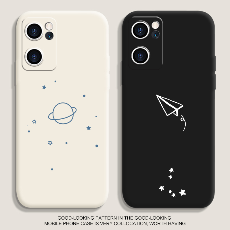 Suitable for Oppo Reno11 Phone Case K11 New Model Vivo X100 Pro Starry Sky Airplane Iqoo12 Liquid Find X6 Silicone R17 Simple Neo8 Soft 9 Male S17 Female Z8 X80 Protective Cover 60