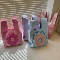 2024 Новая вязаная сумка, женская модная и универсальная маленькая сумка-тоут, сумка для обеда, сумка для обеда, сумка для обеда с ремешком для прогулок на работу