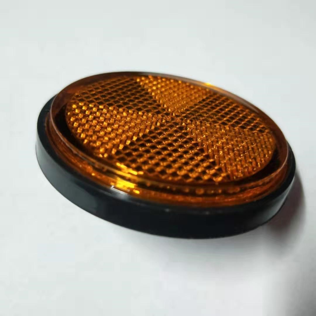 6MM locomotive electric vehicle bicycle reflector reflector circular warning rear fender shock absorption safety sheet