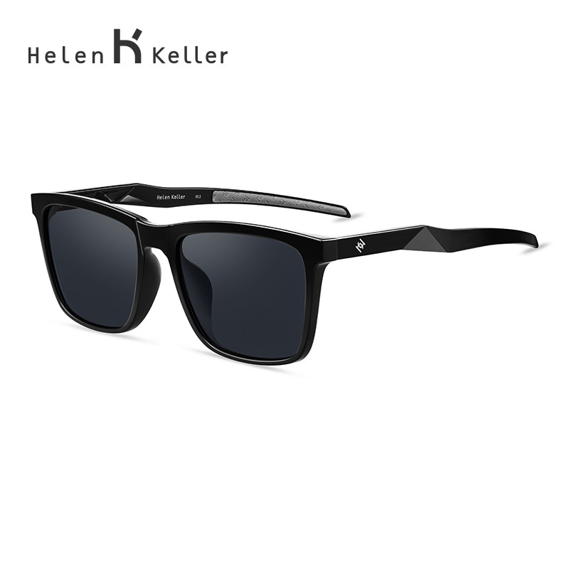 Helen Keller Sunglasses Frame Anti-UV Strong Outdoor Circular Sunglasses Men Driving Dad Fishing