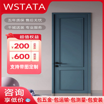 Вт т А Т А Т А деревянная дверь Home Soundoflising Room Inner Door Dom Door Dom Dom Door Custom