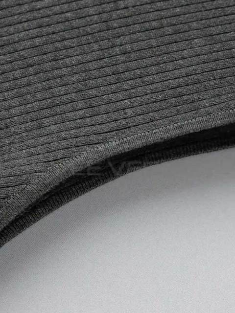 Ziyu Skirt Dahong Flagship Store Chain Half-High Collar Sleeveless Knitted Skirt Solid Color Long Tank Dress Base Layer Dress