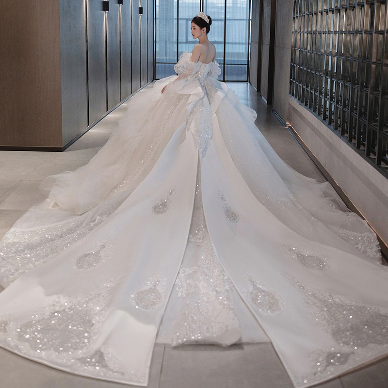  XL+White trailer wedding dress   + $14.92 