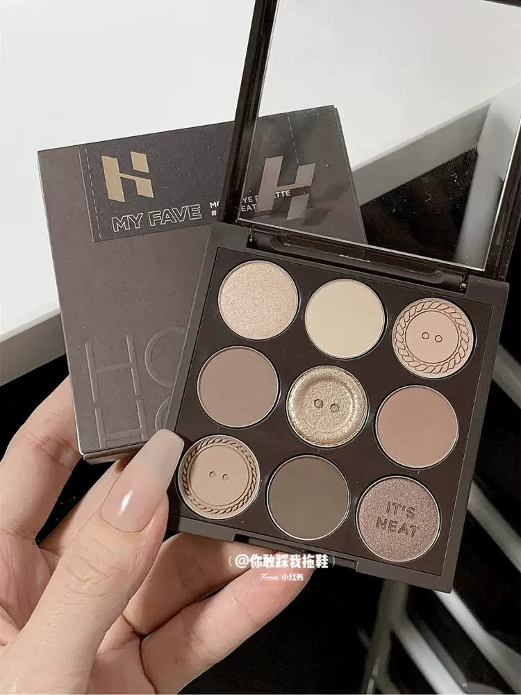 Южная Корея Holika Laike Nine Palace Jiuli Eye Shadow Plate 06 кнопочная палета Земля цвет матовый ежедневная новичок