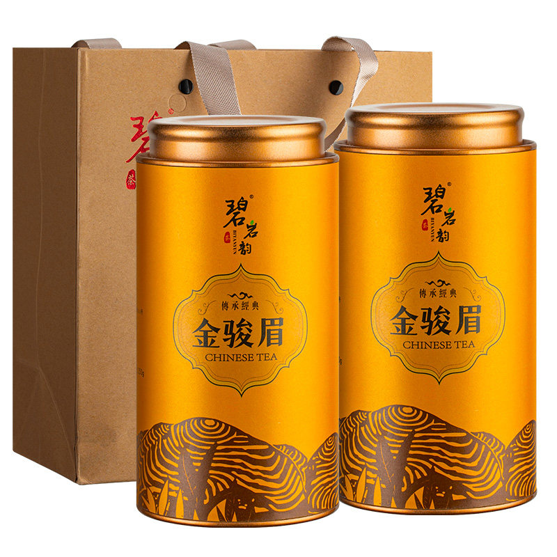 【礼袋】碧岩韵 茶传承蜜香金骏眉2*250g CCJM500
