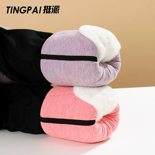 Детские утепленные шерстяные бархатные удерживающие тепло штаны для мальчиков