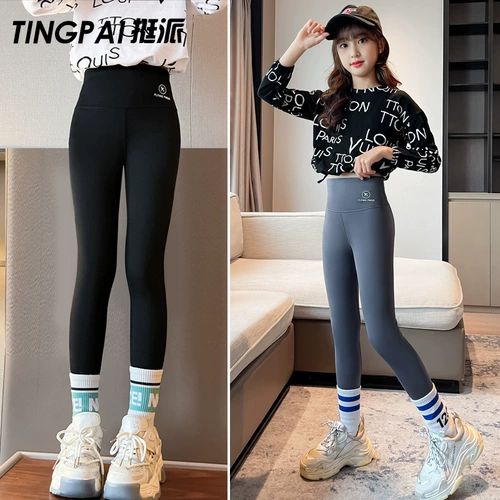 Акула, утепленные зимние штаны, детские осенние леггинсы