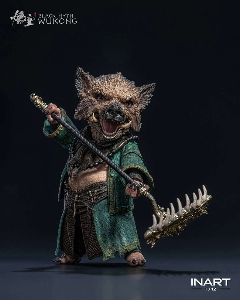 Official INART Zhu Bajie 1/12 action figure detail 16