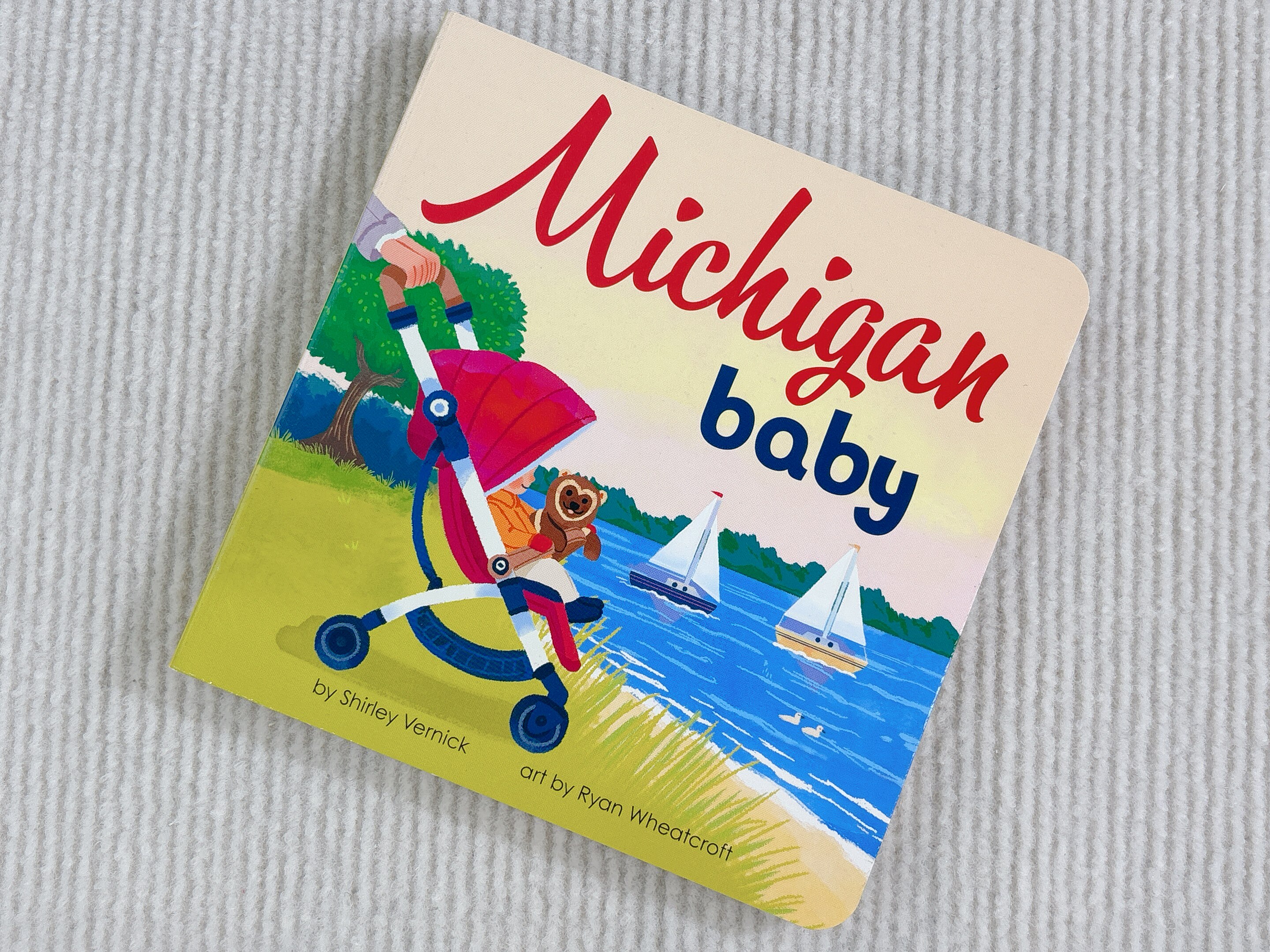 michigan baby board book series interactive english early learning for kids