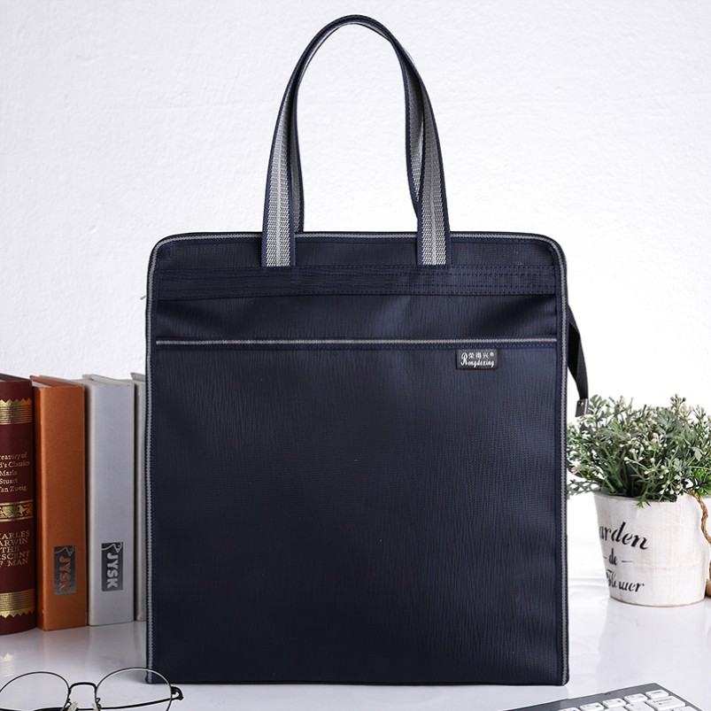 Customize your handbag Handbag Bracelet Style Briefcase information Men's file Package Meeting Public briefcase Oxford Buhan Edition