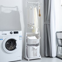 Hanger Floor Standing Bedroom Cloister Hood Home Rack Hanging Clothes Rack Bathroom Simple Dirty Clothes Basket Cool Hanger