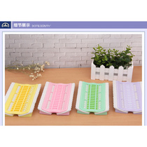 Cross-stitch thread arranger thread organizer thread embroidery tool thread winding board 30 positions can be tied to mark the color number and pin arrangement