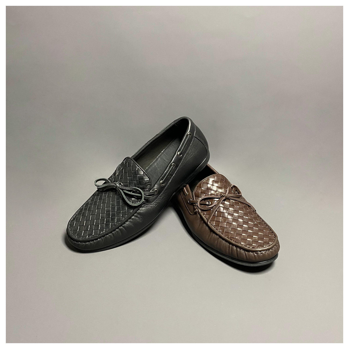 Men's hand-woven fashion casual peas shoes summer hot style slip-on business casual lazy loafers